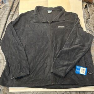 Brand new Columbia Black Full-Zip Fleece Jacket